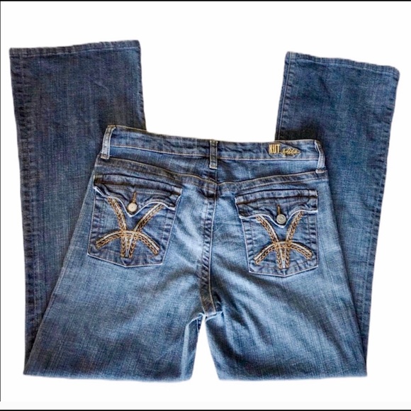 Kut From The Kloth Jeans Size 8 Mid-Rise, Bootcut - Picture 1 of 7